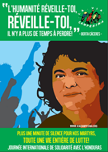Campagne de Solidarité internationale avec le Honduras